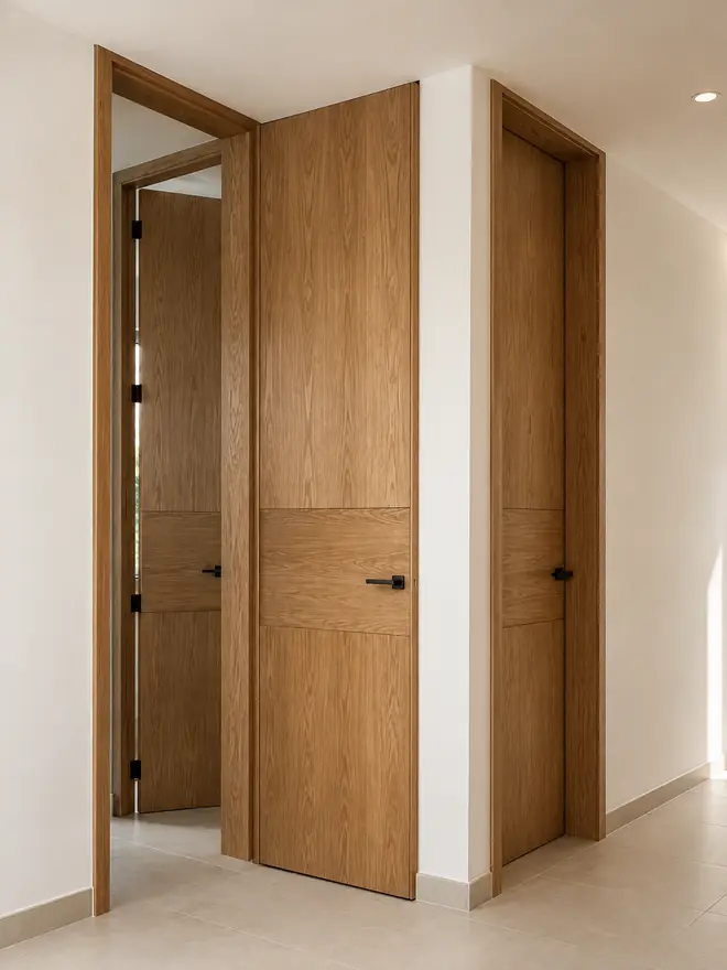 Vestidor con cajones y anaqueles abiertos