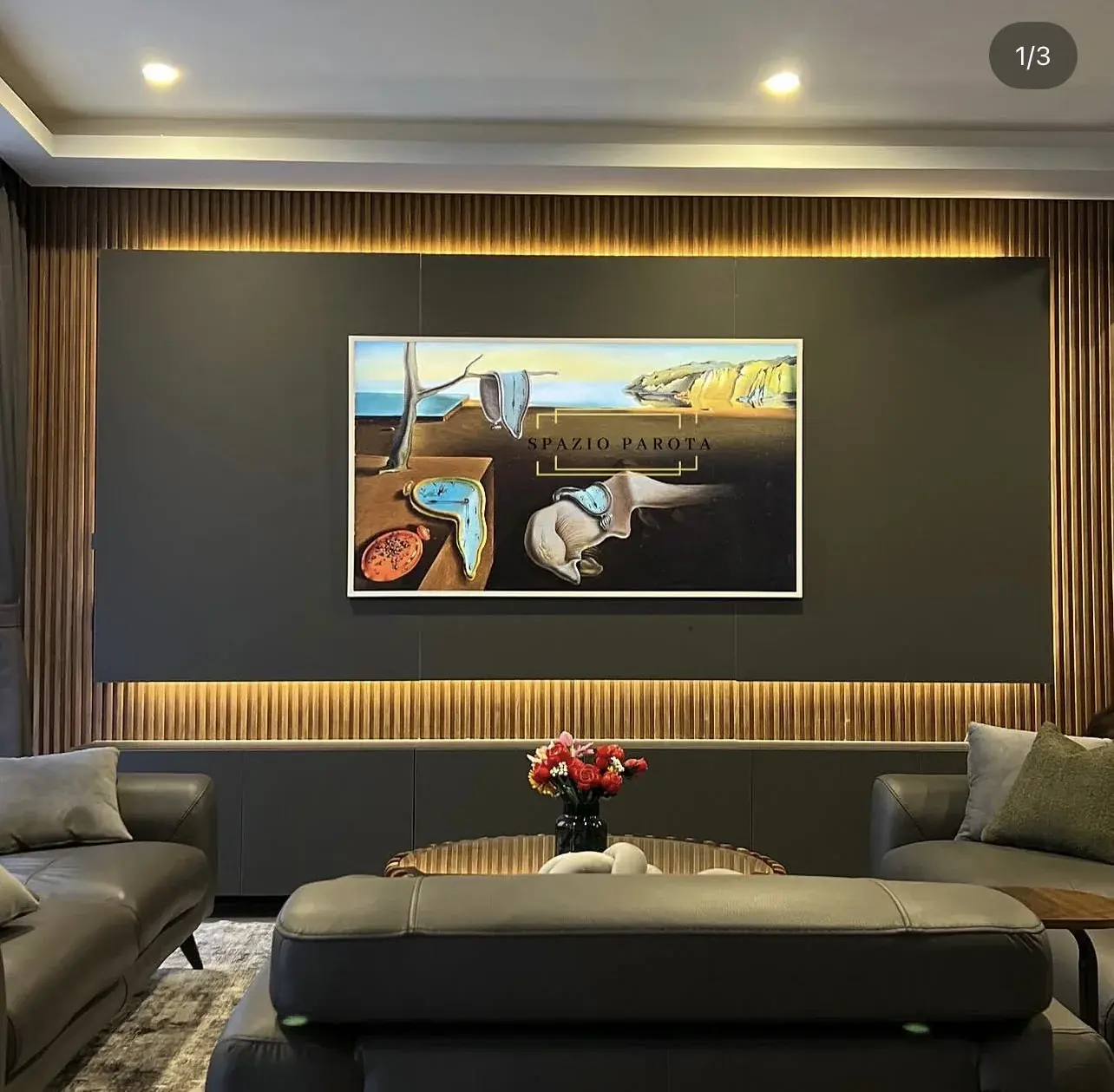 Mueble de TV a medida en madera de parota